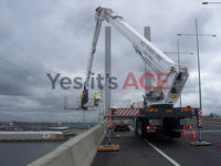 At the Bolte Bridge we did inspections and maintaince