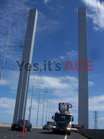 At the Bolte Bridge we did inspections and maintaince