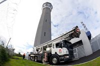 Ace tower hire works on the Melbourne's new Airport Control tower centre.