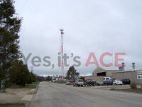 Our current tallest cherry picker was used to replace the skin on a Radome