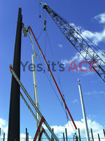 We were required to raise cables to support the bridge deck under the highway