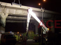 Installed power for the over head signage board