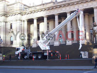 60 Metre Cherry Picker was hired to inspect the building of any risks or dangers.