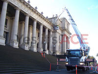 60 Metre Cherry Picker was hired to inspect the building of any risks or dangers.