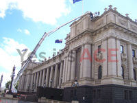 60 Metre Cherry Picker was hired to inspect the building of any risks or dangers.